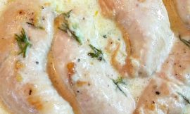 Receita de Sassami de frango ao molho