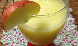 Suco de maçã delicioso