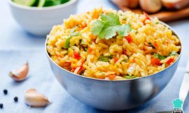 Receita de Arroz com cenoura ralada