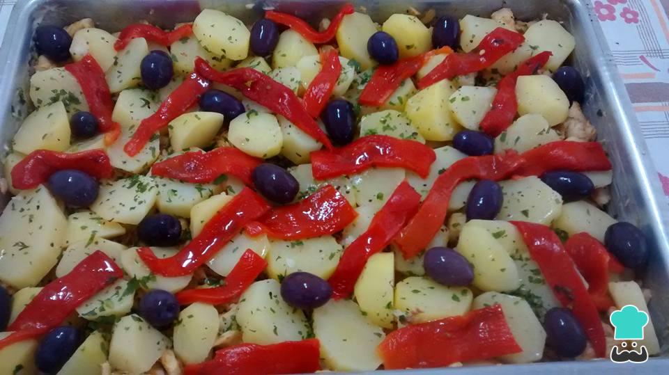 Receita de Bacalhoada de forno