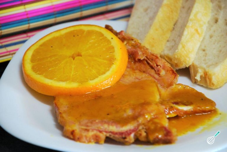 Bisteca de Porco com Laranja: Cítrica e Suculenta