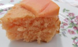 Receita de Bolo de mamão cremoso