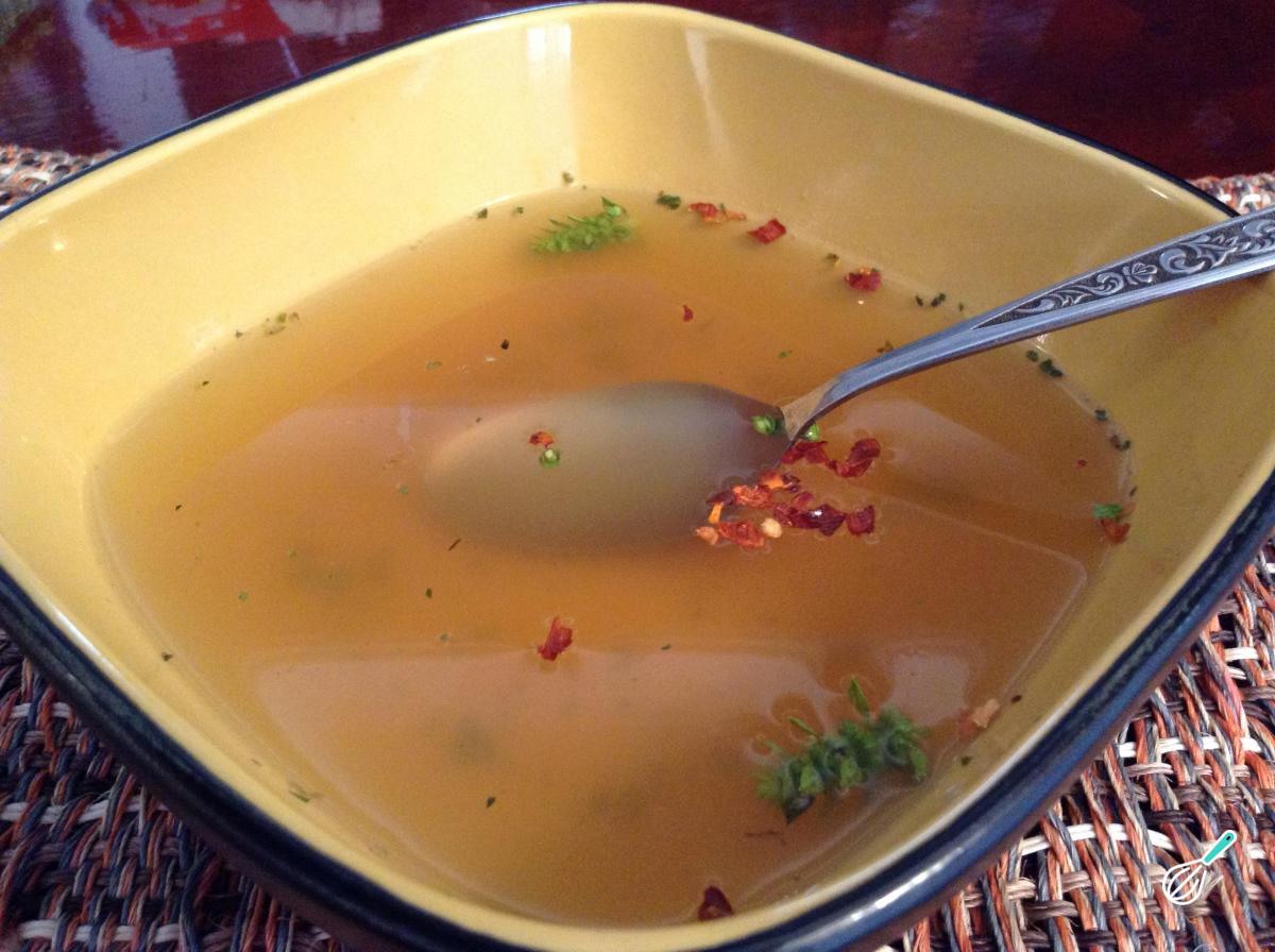 Receita de Caldo de legumes depurativo