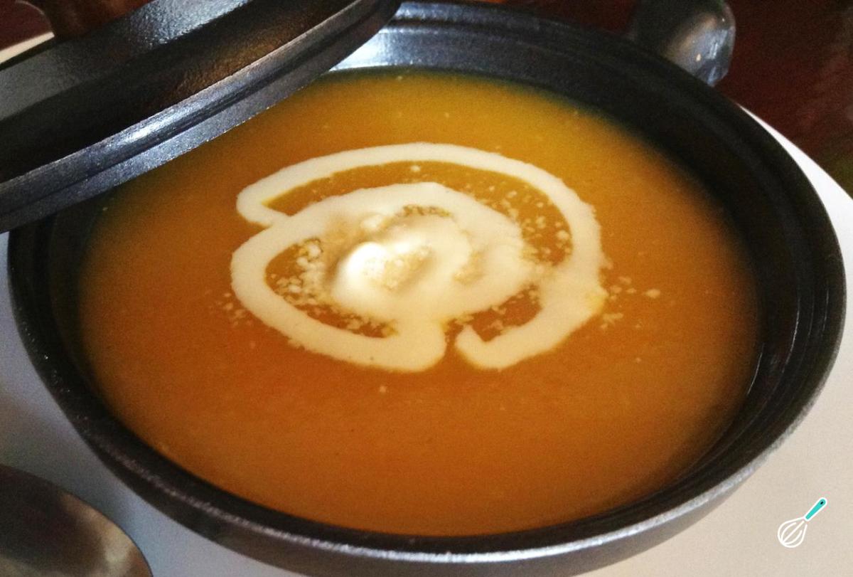 Receita de Creme de abóbora com creme de leite Receita de Creme de abóbora com creme de leite