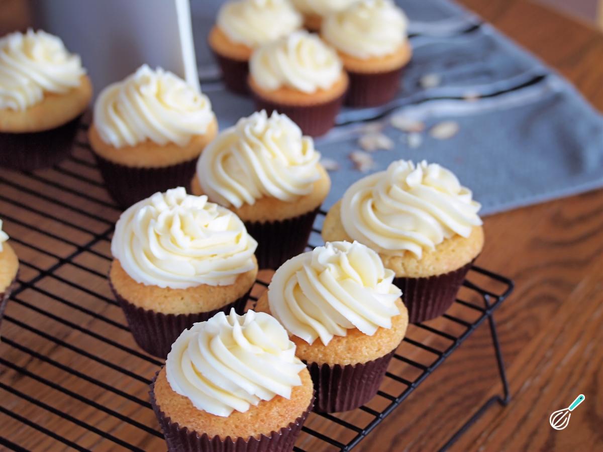 Receita de Cupcake com farinha de amêndoas Receita de Cupcake com farinha de amêndoas