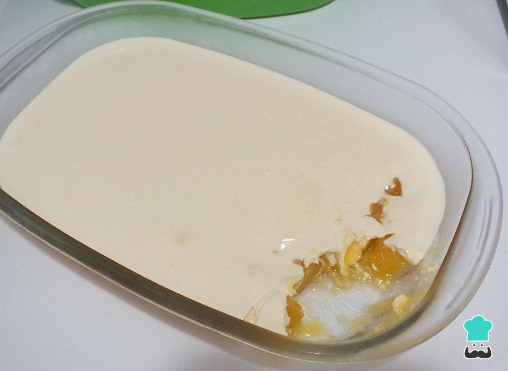 Receita de Gelado de abacaxi com flan