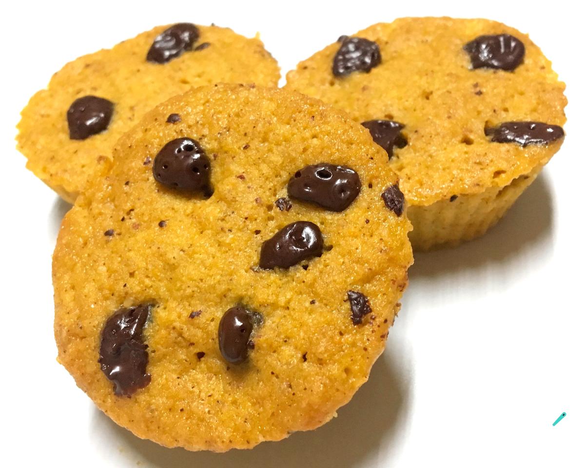 Receita de Muffin de cenoura com chocolate