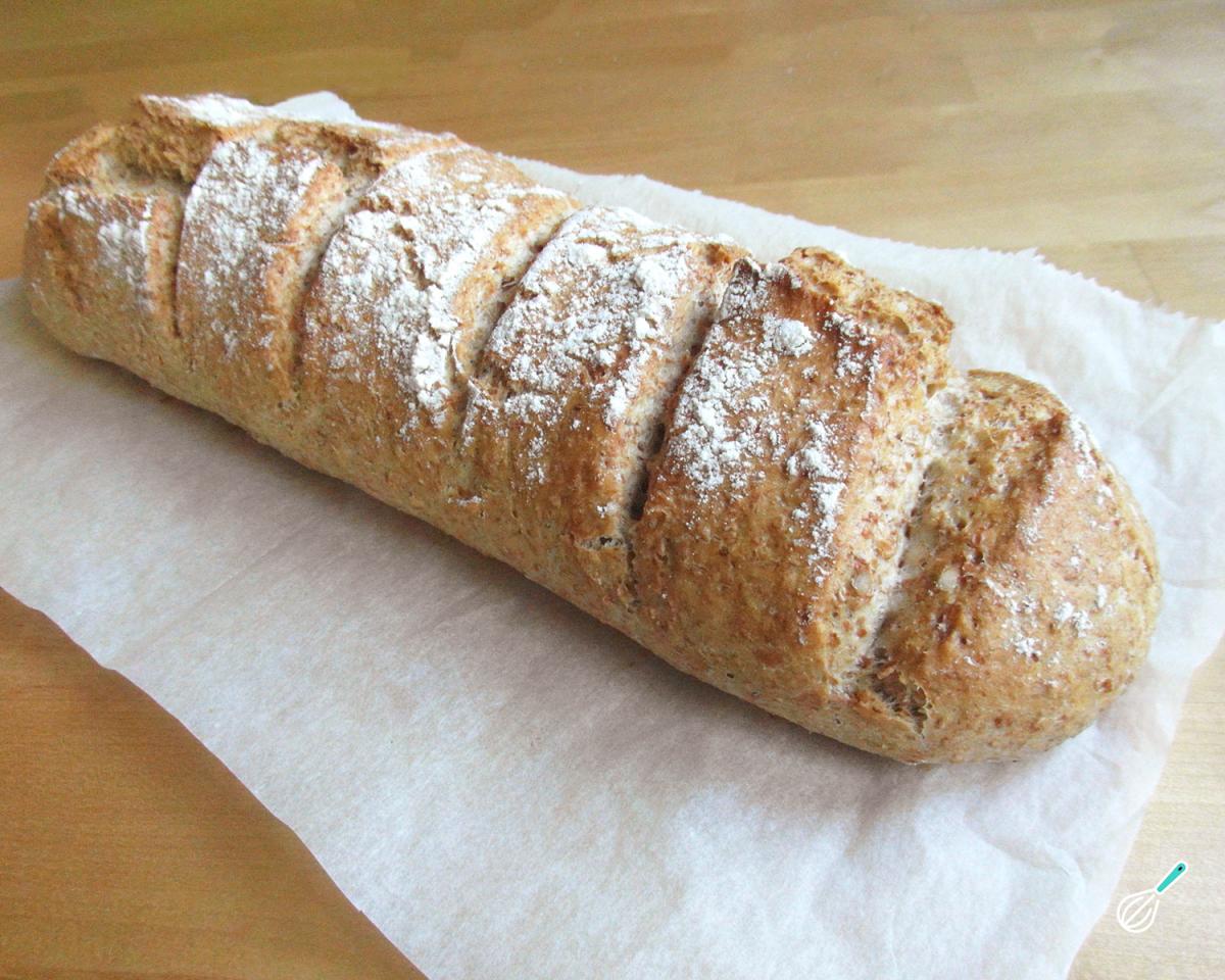 Receita de Pão caseiro integral simples Receita de Pão caseiro integral simples