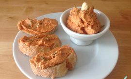 Receita de Patê de tomate seco e queijo de cabra
