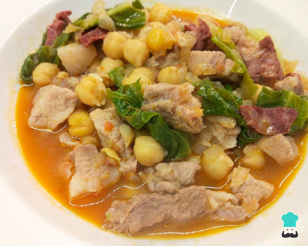 Rancho Português com Grão de Bico e Couve