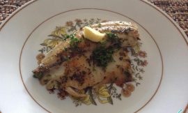 Receita de Robalo frito com salsinha