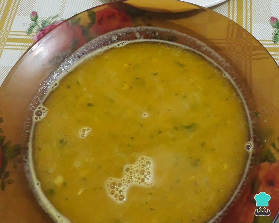 Receita de Sopa de abóbora cabotiá light