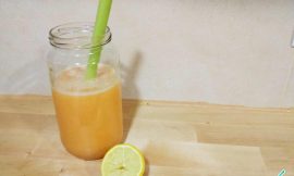 Suco antioxidante de cenoura