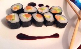 Receita de Sushi de salmão (hossomaki)