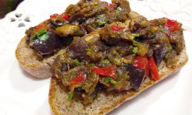 Receita de Antepasto de berinjela assada