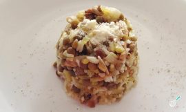 Receita de Arroz com lentilhas e frango desfiado