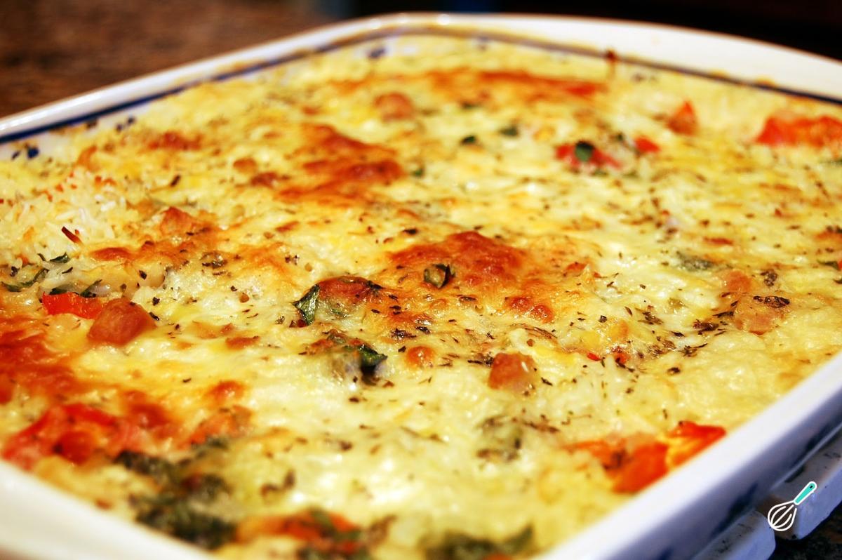 Receita de Arroz de forno simples Receita de Arroz de forno simples