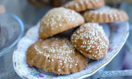 Biscoito Saudável de Laranja com Gergelim