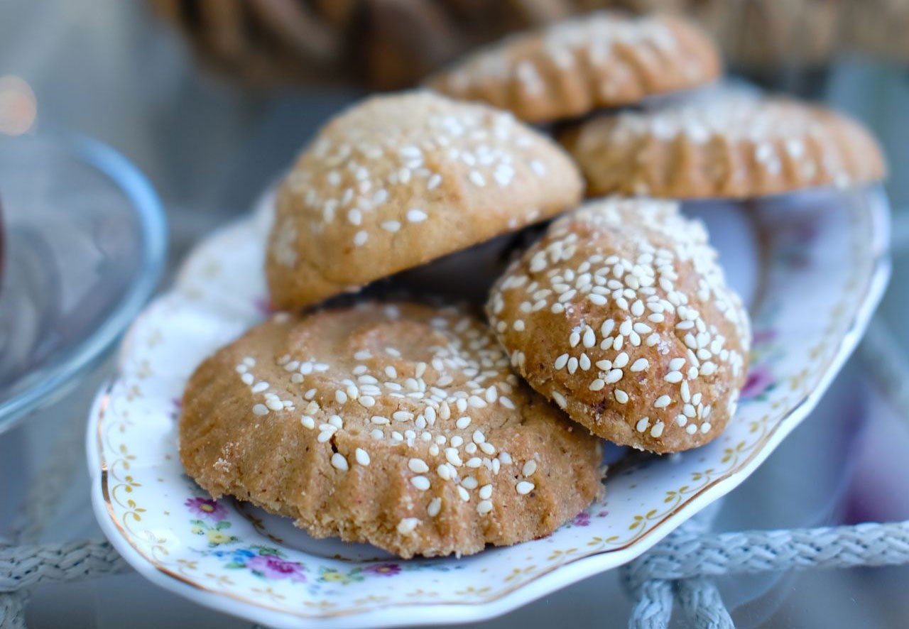 Biscoito Saudável de Laranja com Gergelim Biscoito Saudável de Laranja com Gergelim