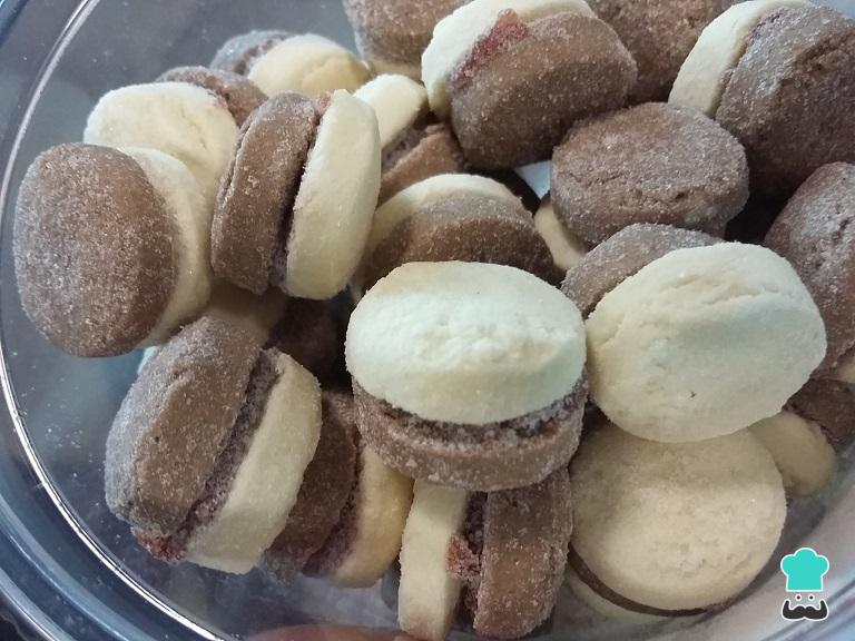 Receita de Biscoito casadinho de chocolate