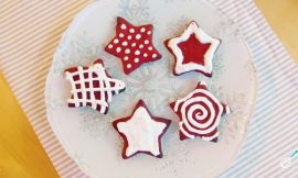 Receita de Biscoito de Natal de veludo vermelho