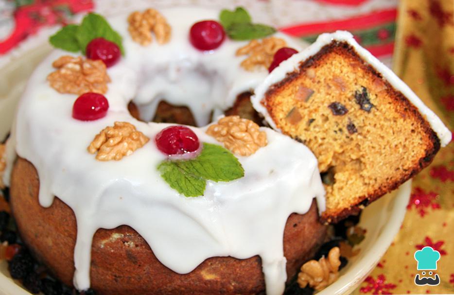 Receita de Bolo de Natal com frutas Receita de Bolo de Natal com frutas