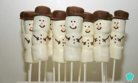 Boneco de Neve de Marshmallow Fácil e Divertido