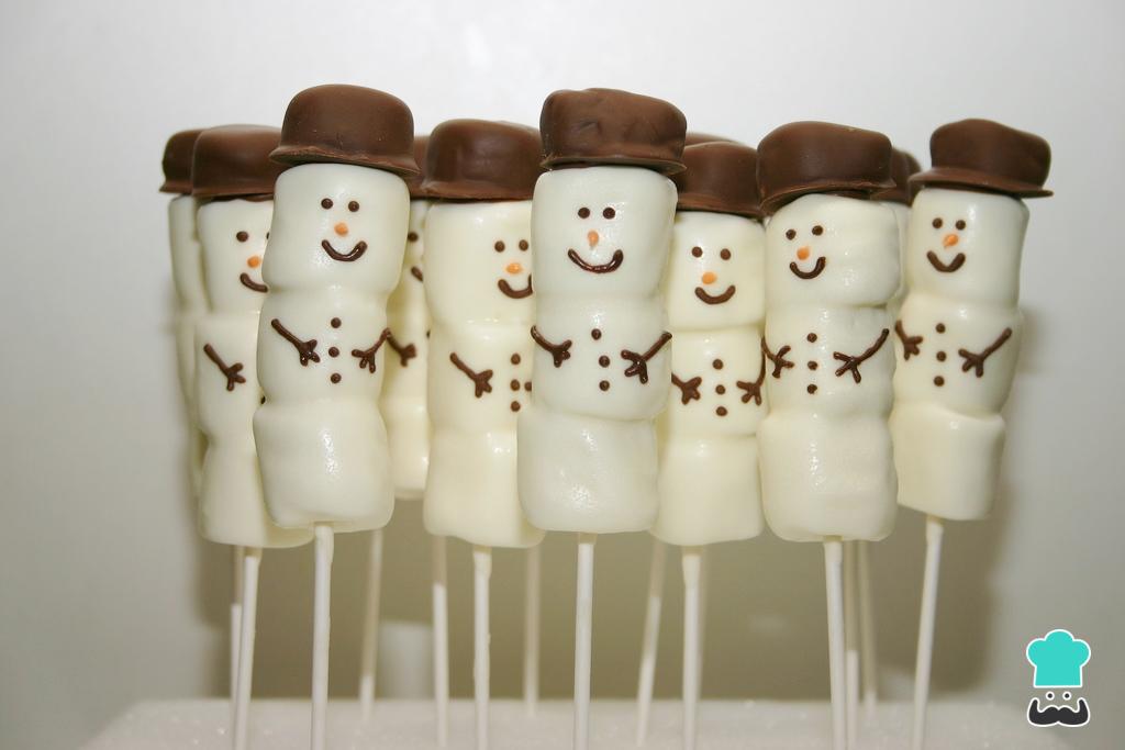 Receita de Boneco de neve de marshmallow