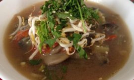 Receita de Caldo de peixe ao estilo oriental