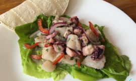 Receita de Ceviche de polvo e peixe