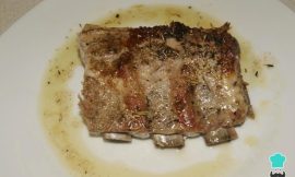 Receita de Costelinha de porco assada no forno
