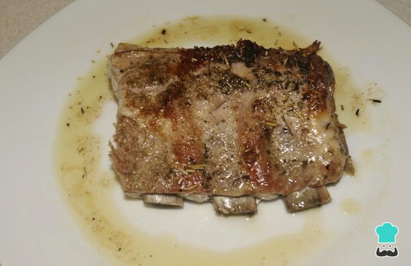 Receita de Costelinha de porco assada no forno