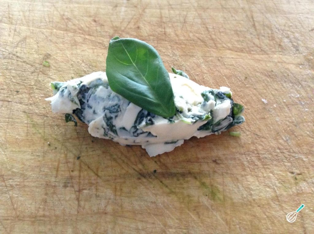 Receita de Creme de cream cheese e manjericão