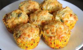 Receita de Cupcake salgado de legumes