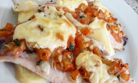 Receita de Filé de tilápia no forno com requeijão