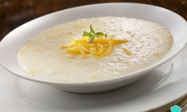 Receita de Grits de queijo e alho