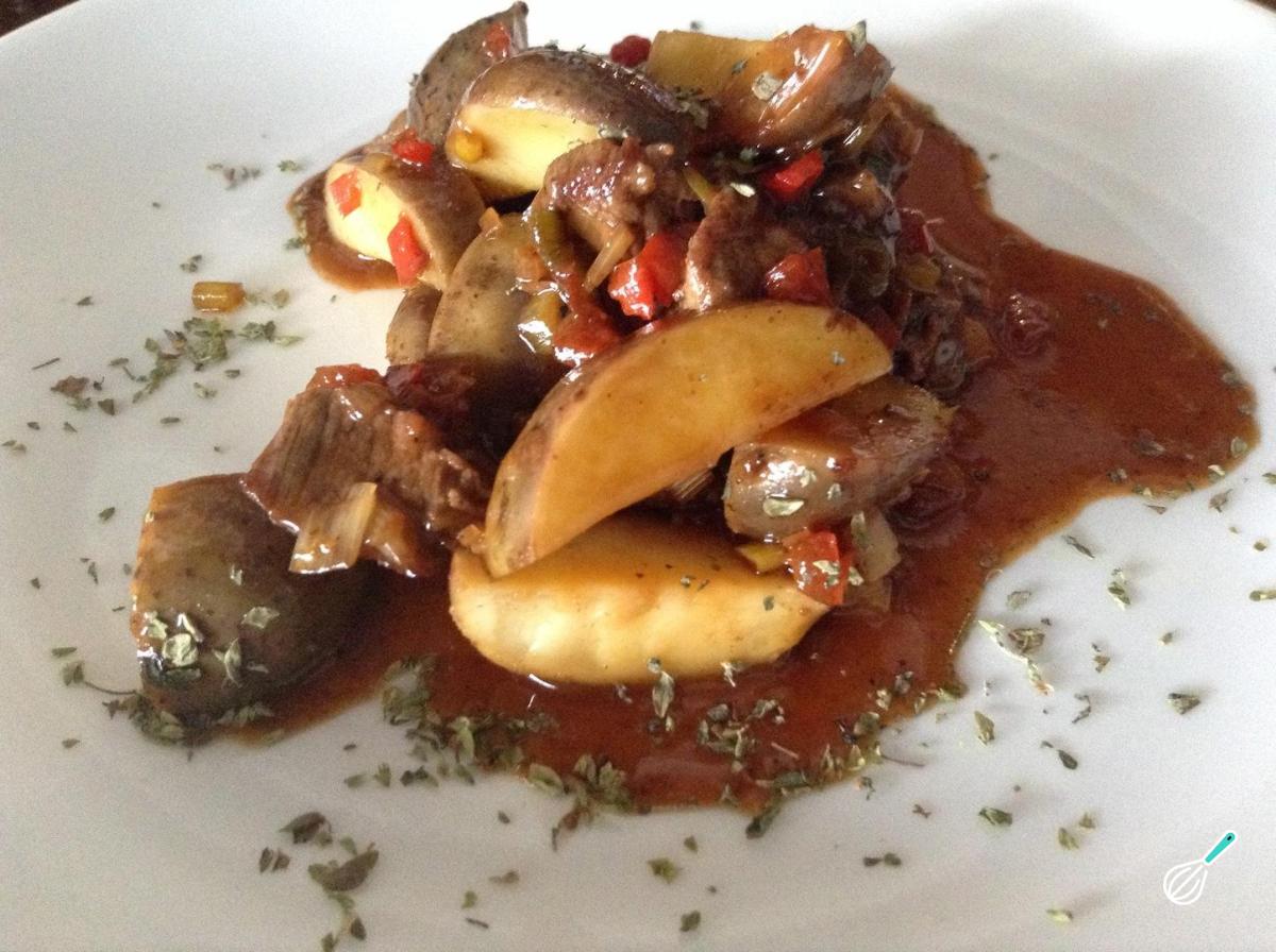 Receita de Guisado bovino com batatas Receita de Guisado bovino com batatas