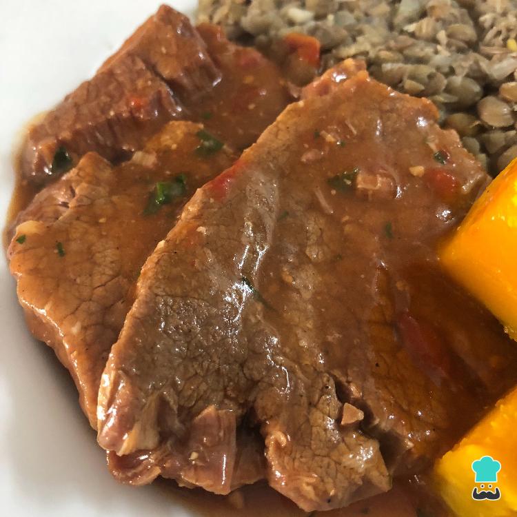 Receita de Lagarto na panela de pressão Receita de Lagarto na panela de pressão