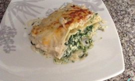 Receita de Lasanha de ricota com espinafre