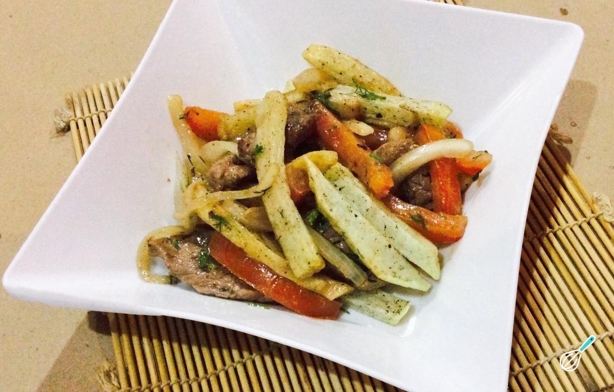 Receita de Lomo saltado Receita de Lomo saltado