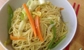 Receita de Miojo com legumes