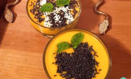 Receita de Mousse de manga com a fruta