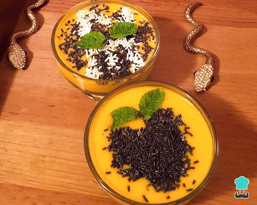 Receita de Mousse de manga com a fruta Receita de Mousse de manga com a fruta