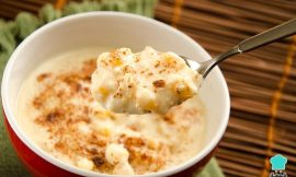 Receita de Mungunzá com creme de leite