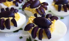 Receita de Ovos cozidos de Halloween