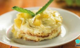 Receita de Pavê de Panetone com abacaxi