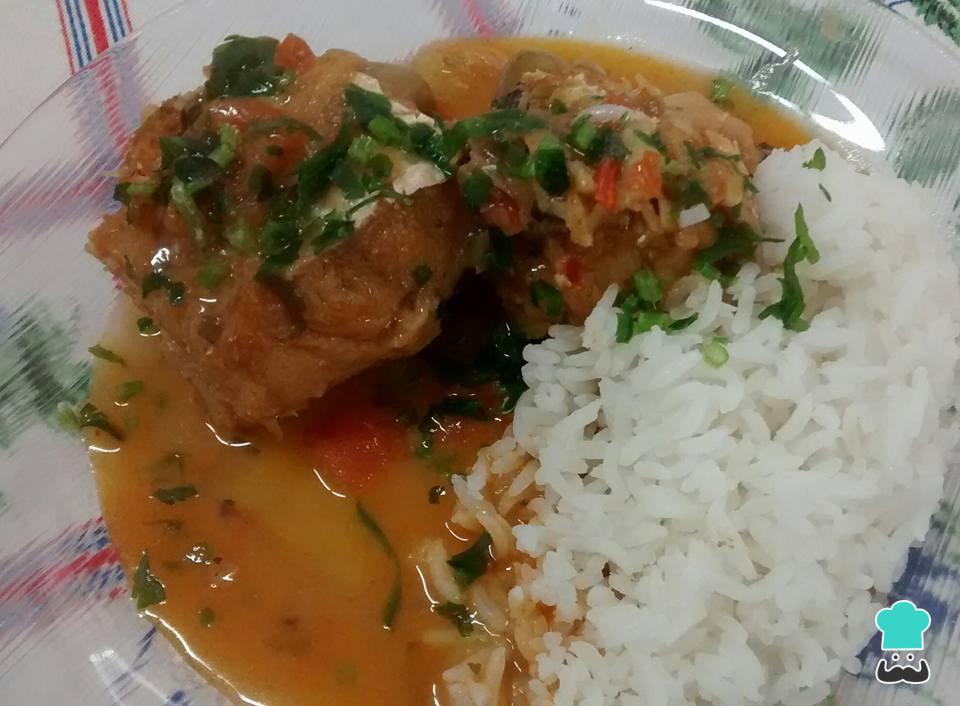 Receita de Pirarucu ao molho Receita de Pirarucu ao molho