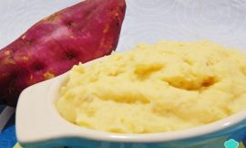 Receita de Purê de batata-doce com maçã