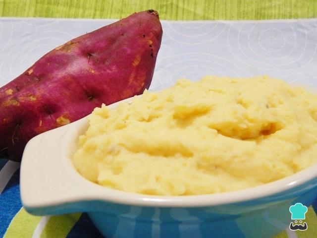 Receita de Purê de batata-doce com maçã