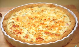 Quiche de Farinha de Arroz Sem Glúten e Crocante
